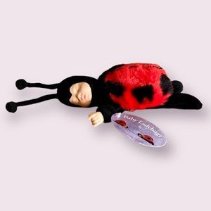 Vintage Anne Geddes Baby Ladybugs Sleeping Baby Doll